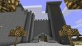 Castle with market