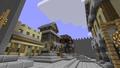 Castle with market